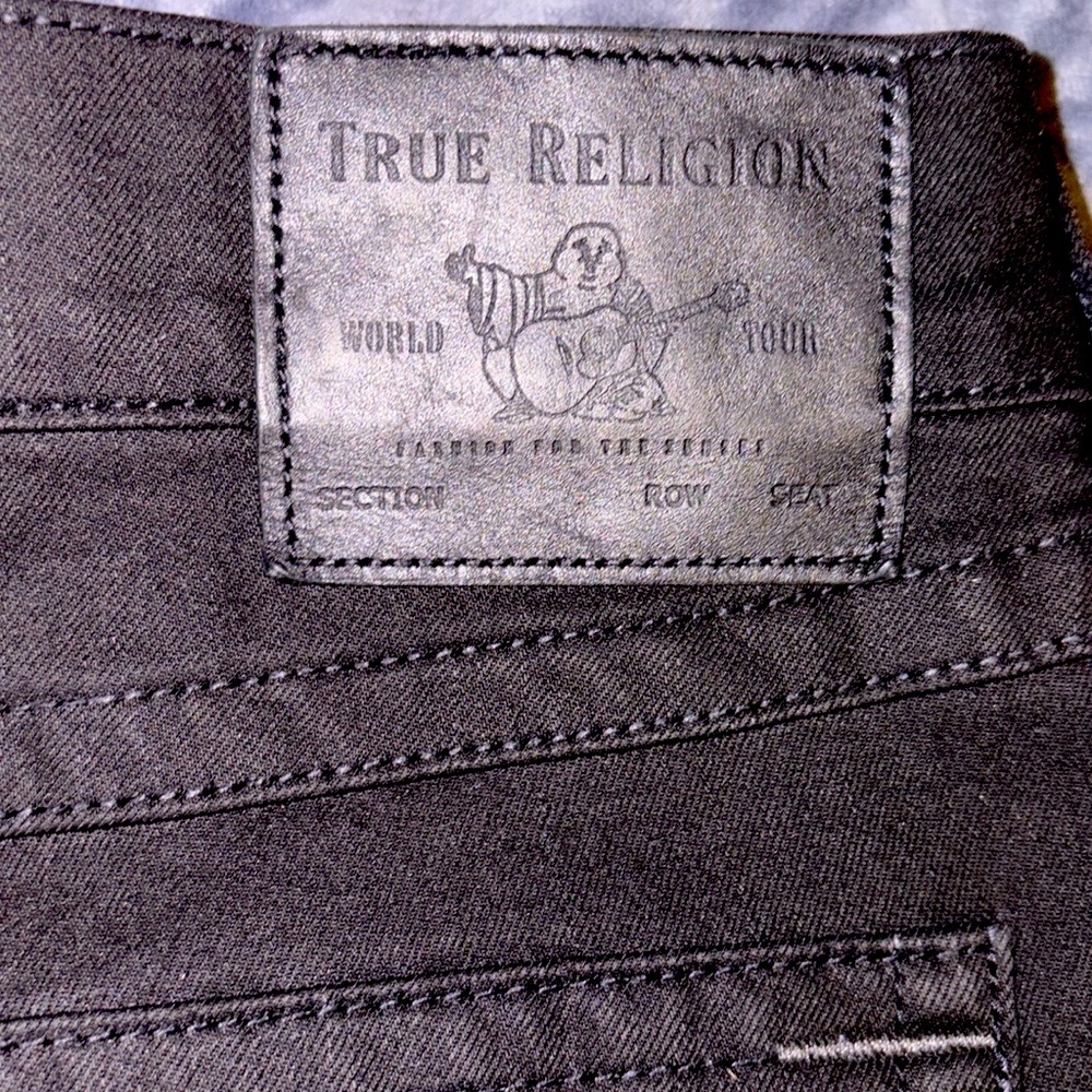 Men’s Black True Religion Jeans